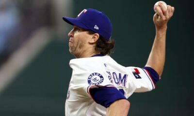 DeGrom gets 1st win in 2 years while Rangers bust out bats to thump A's