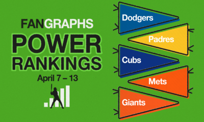FanGraphs Power Rankings: April 7–13