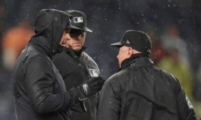 Yankees' Aaron Boone bemoans 'rough' weather night in N.Y.