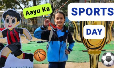 AAYU KA SPORTS DAY 🏃‍♀️🏀⚽️🤩🎊   | Annual Sports Day 2025 Vlog | Aayu and Vanu