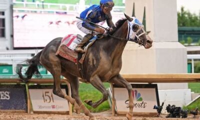 Good Cheer rallies to win Kentucky Oaks 2025