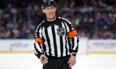 NHL Referee Wes McCauley Subs In As Linesman During Leafs And Panthers' Game 2