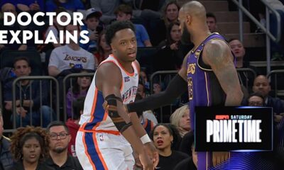 OG Anunoby Limps Off with Non Contact Injury vs Lakers - Doctor Explains