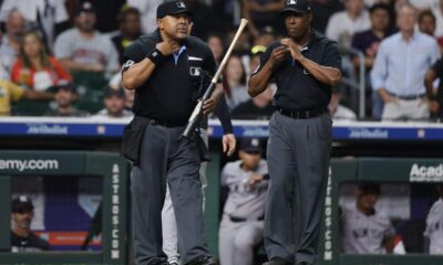 MLB rules Astros’ Taylor Trammell’s confiscated bat was illegal: Source