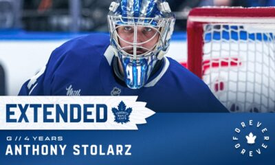 Maple Leafs Extend Goaltender Anthony Stolarz