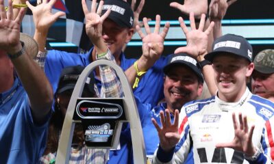 Zilisch Wins Fourth Consecutive NASCAR Xfinity Race, NXS Playoff Field Set; Hamlin on Cup Pole; Sunday's TV Schedule