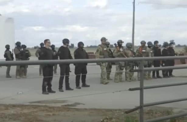 FBI, ICE arrest 5, round up dozens in raid at remote Idaho track