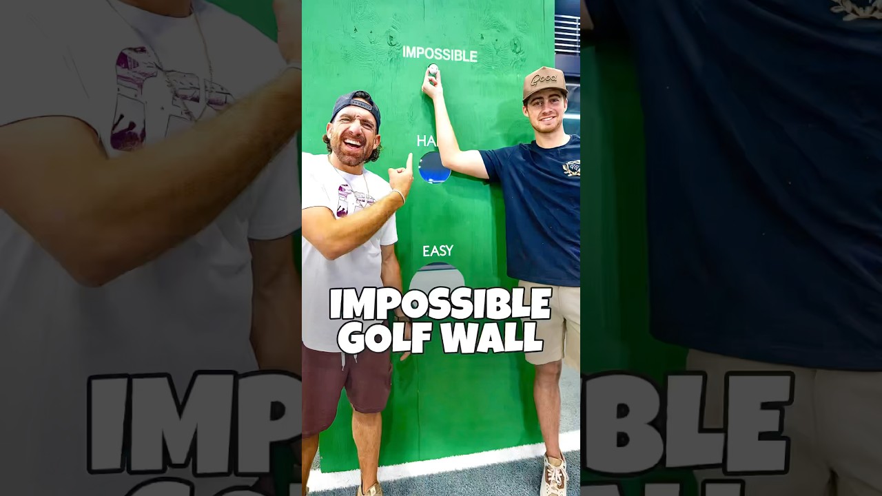 NO WAY he actually made it 🤯 @gmgolf