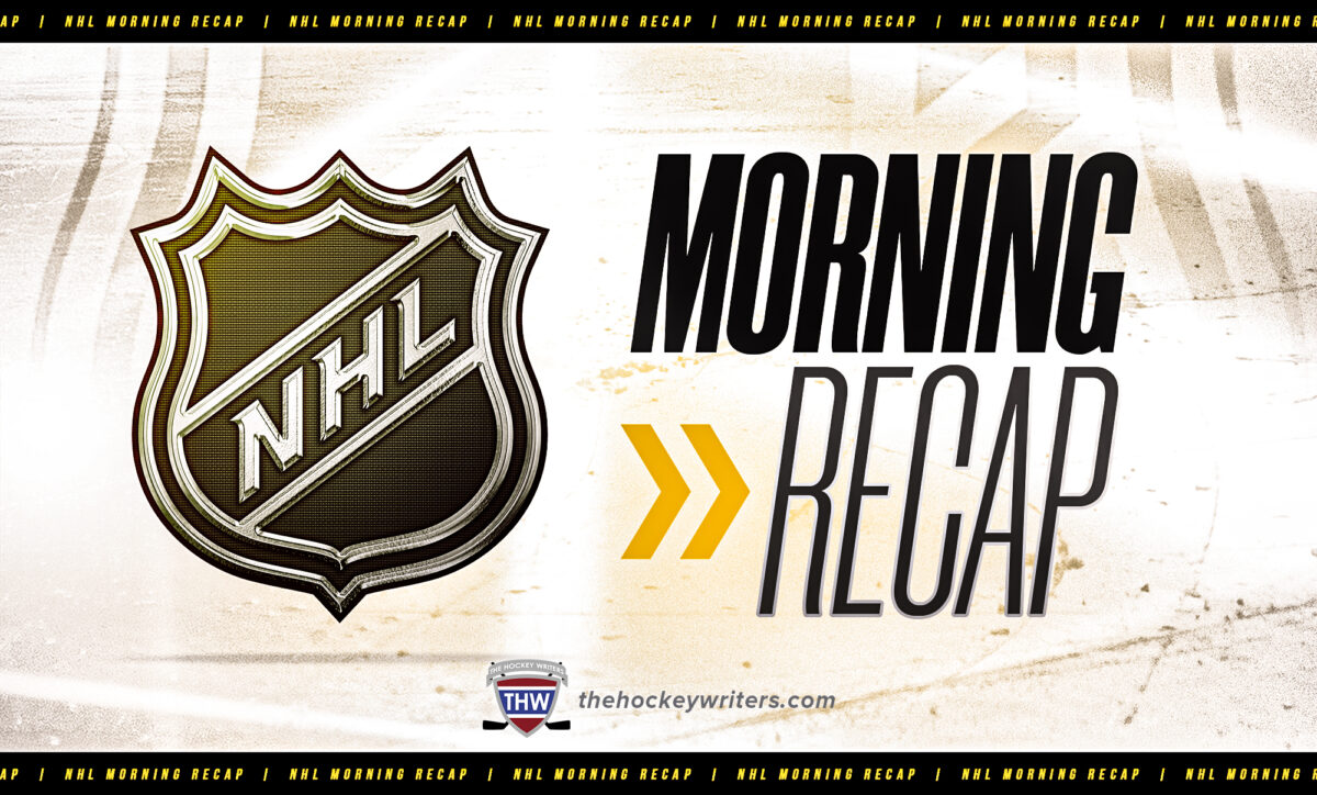 NHL Morning Recap – January 9, 2026 - The Hockey Writers NHL News Latest News, Analysis & More
