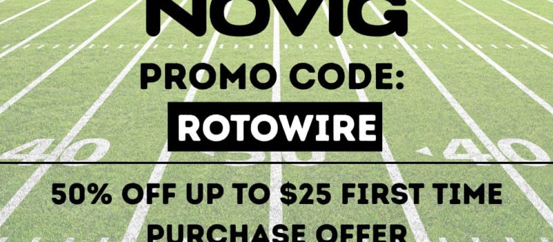 Novig Promo Code ROTOWIRE: 50% off up to $25 First Time Purchase (Jan. 17)