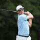 ATLANTA, GEORGIA - AUGUST 21: Ben Griffin of the United States plays his shot from the third tee during the first round of the TOUR Championship 2025 at East Lake Golf Club on August 21, 2025 in Atlanta, Georgia.
