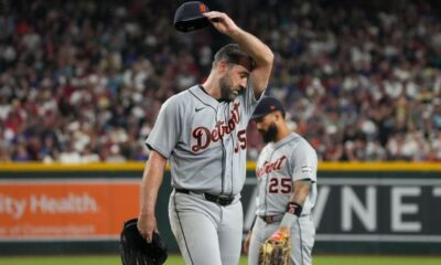 Justin Verlander roughed up by Diamondbacks in Tigers return