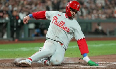 Alec Bohm and Bryce Harper lead rally in 7th as Phillies come back to beat Giants 6-4