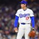 Dodgers' Ohtani throws 6 scoreless innings in 1st start of season