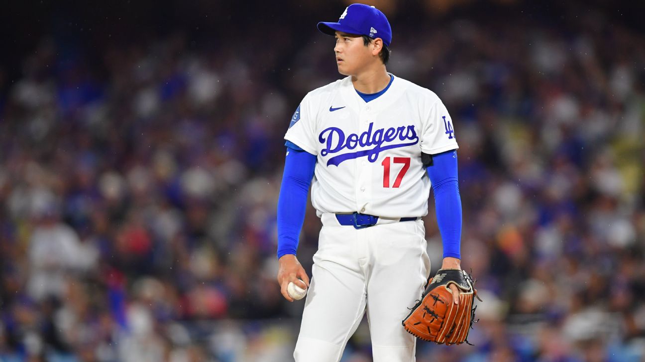 Dodgers' Ohtani throws 6 scoreless innings in 1st start of season