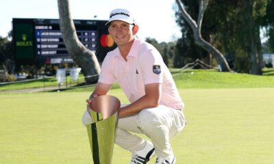 Jacob Bridgeman in Masters, former Clemson golfer leads PGA Tour money list