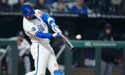 Jonathan India hits grand slam as Kansas City Royals outslug Minnesota Twins in rain