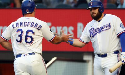 Rangers beat Mariners 2-1 as Jake Burger, Jacob deGrom lead win