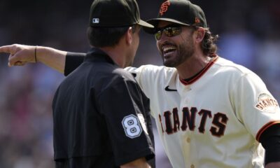 Tony Vitello nets first MLB ejection as Giants fall to 3-7