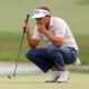 HOUSTON, TEXAS - MARCH 28: Keith Mitchell of the United States lines up a putt on the 16th green during the third round of the Texas Children's Houston Open 2026 at Memorial Park Golf Course on March 28, 2026 in Houston, Texas.