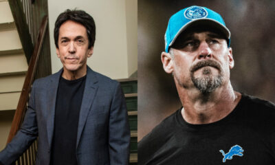 Mitch Albom and Dan Campbell