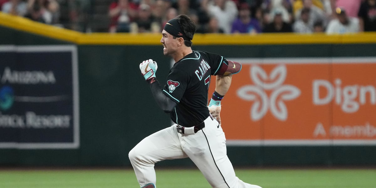 Diamondbacks’ Corbin Carroll racing his way to team’s career record for triples