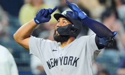 Yankees get 2 hits from every starter for the first time in franchise history in 15-1 rout of Royals