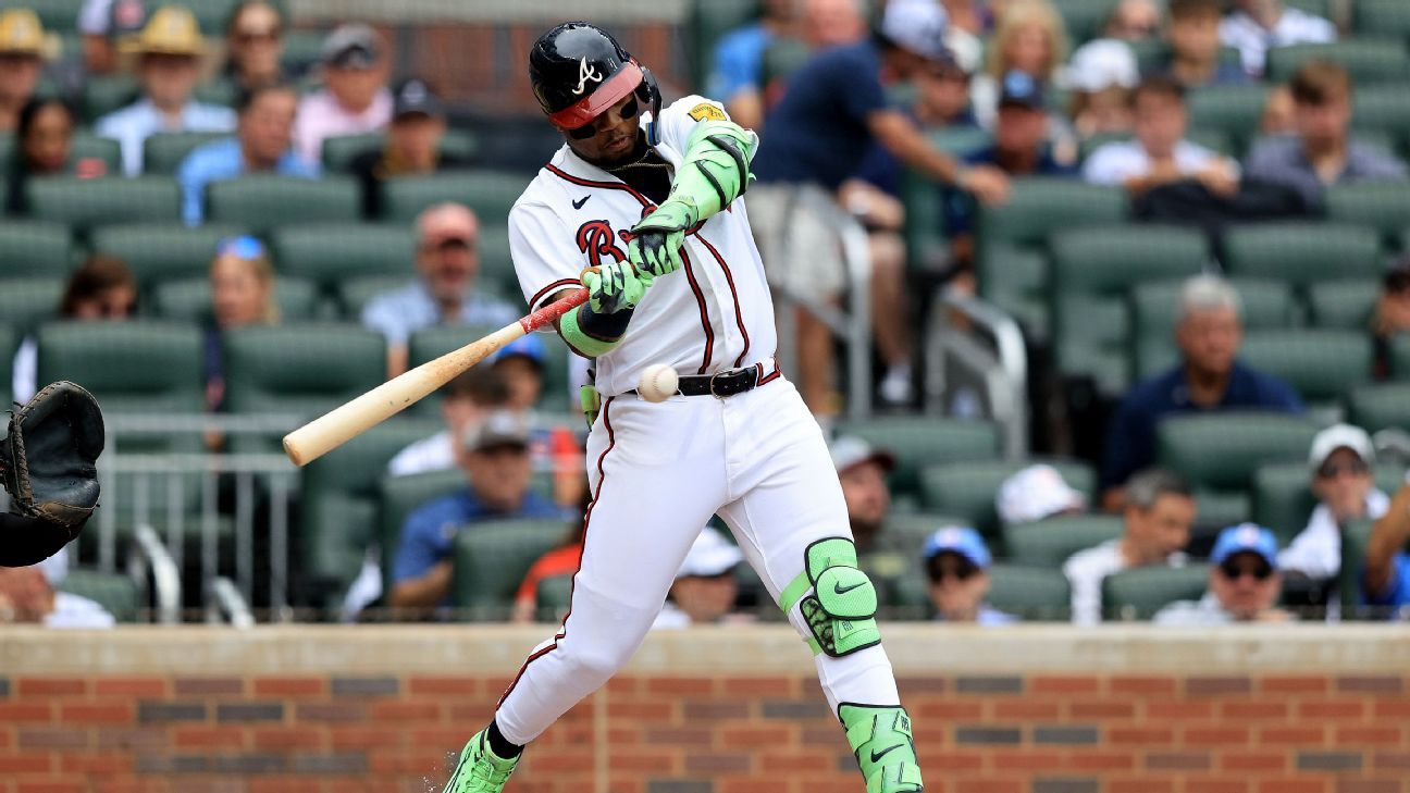 Braves' Ronald Acuña Jr. again to IL with left hamstring strain