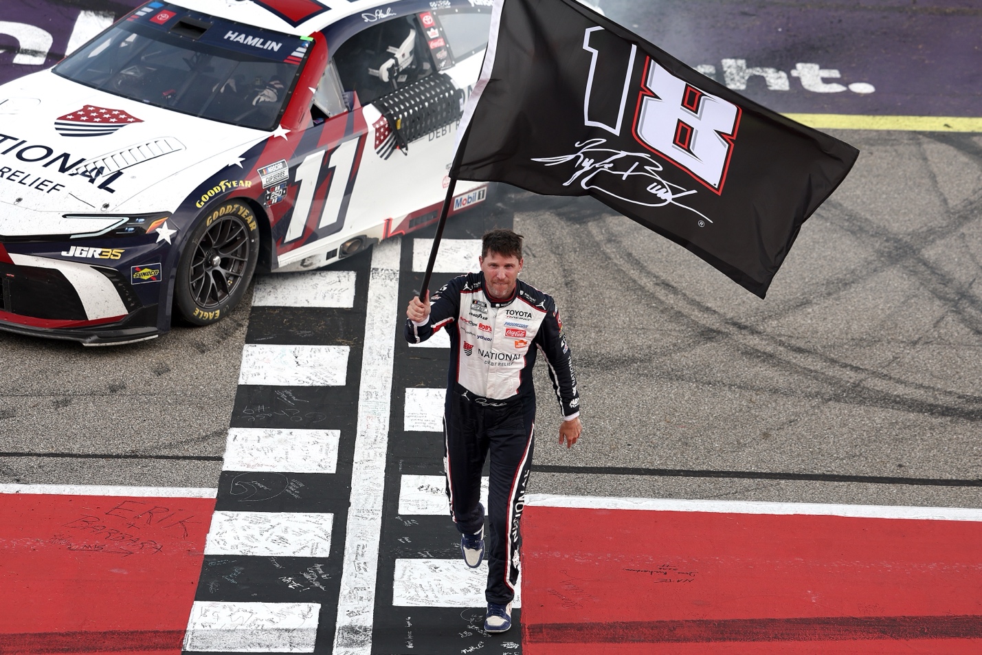 Denny Hamlin’s Hot Streak Leads “Tricky 5” Storylines for the Great American Getaway 400 presented by Visit PA