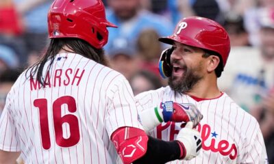 Kyle Schwarber starts at first base