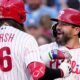 Kyle Schwarber starts at first base