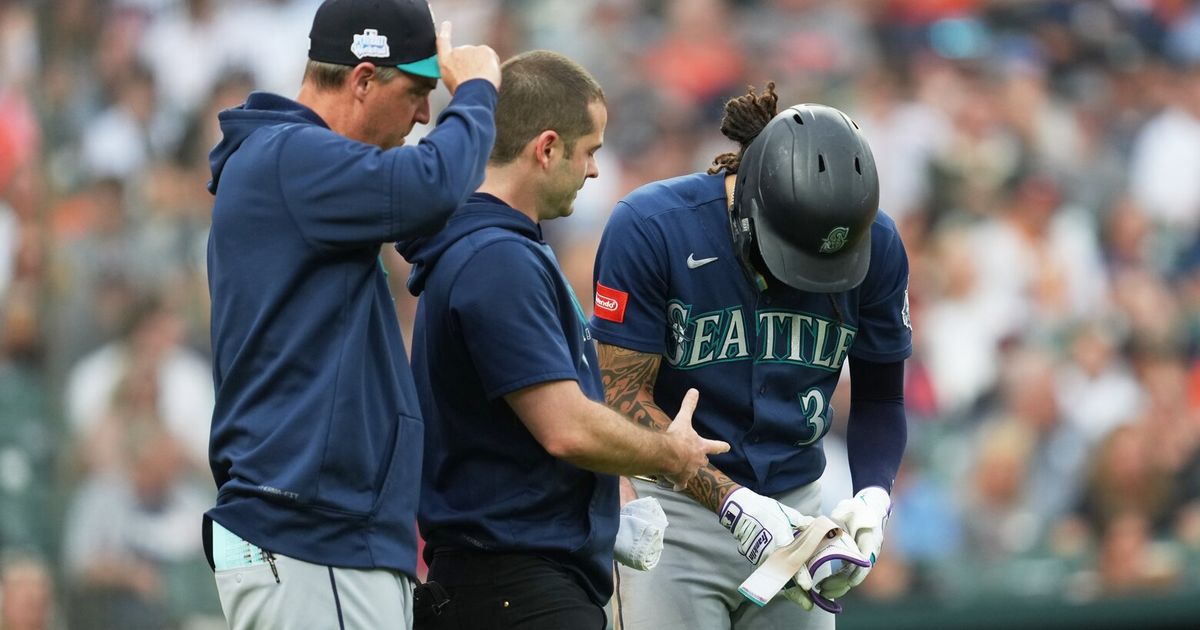 Mariners’ J.P. Crawford exits game early after getting hit by a pitch