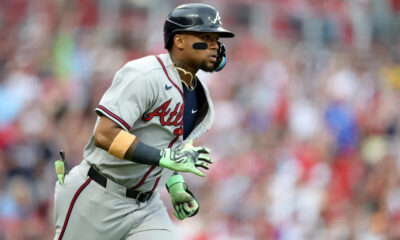Ronald Acuña Jr. exits game with apparent leg ailment