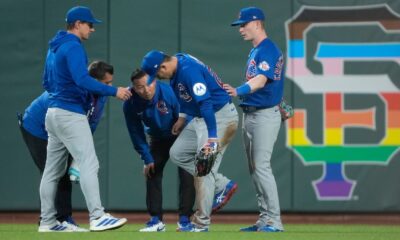 Seiya Suzuki exits Chicago Cubs' win with knee discomfort