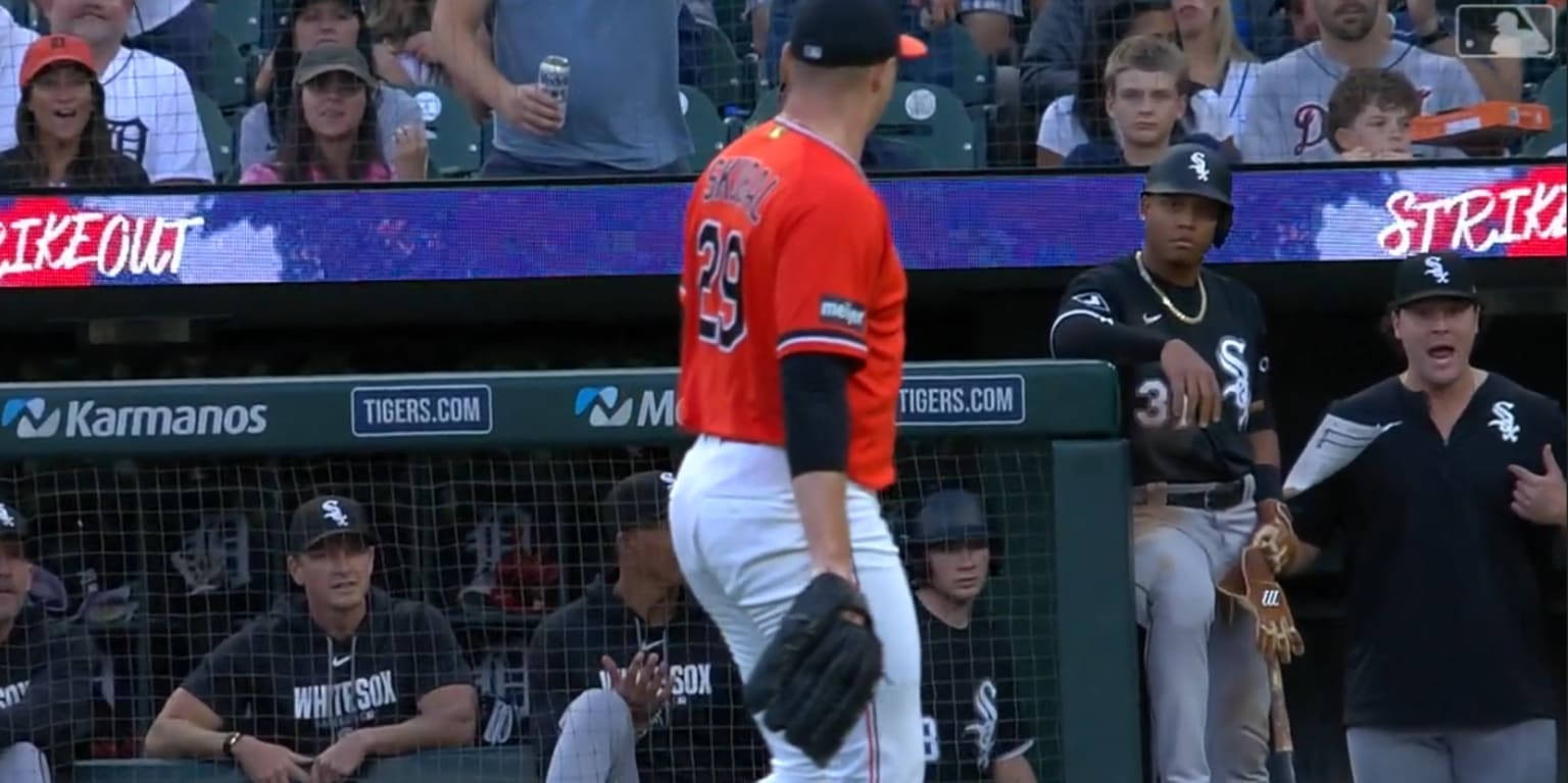 Tarik Skubal, Mike Vasil exchange words during White Sox loss