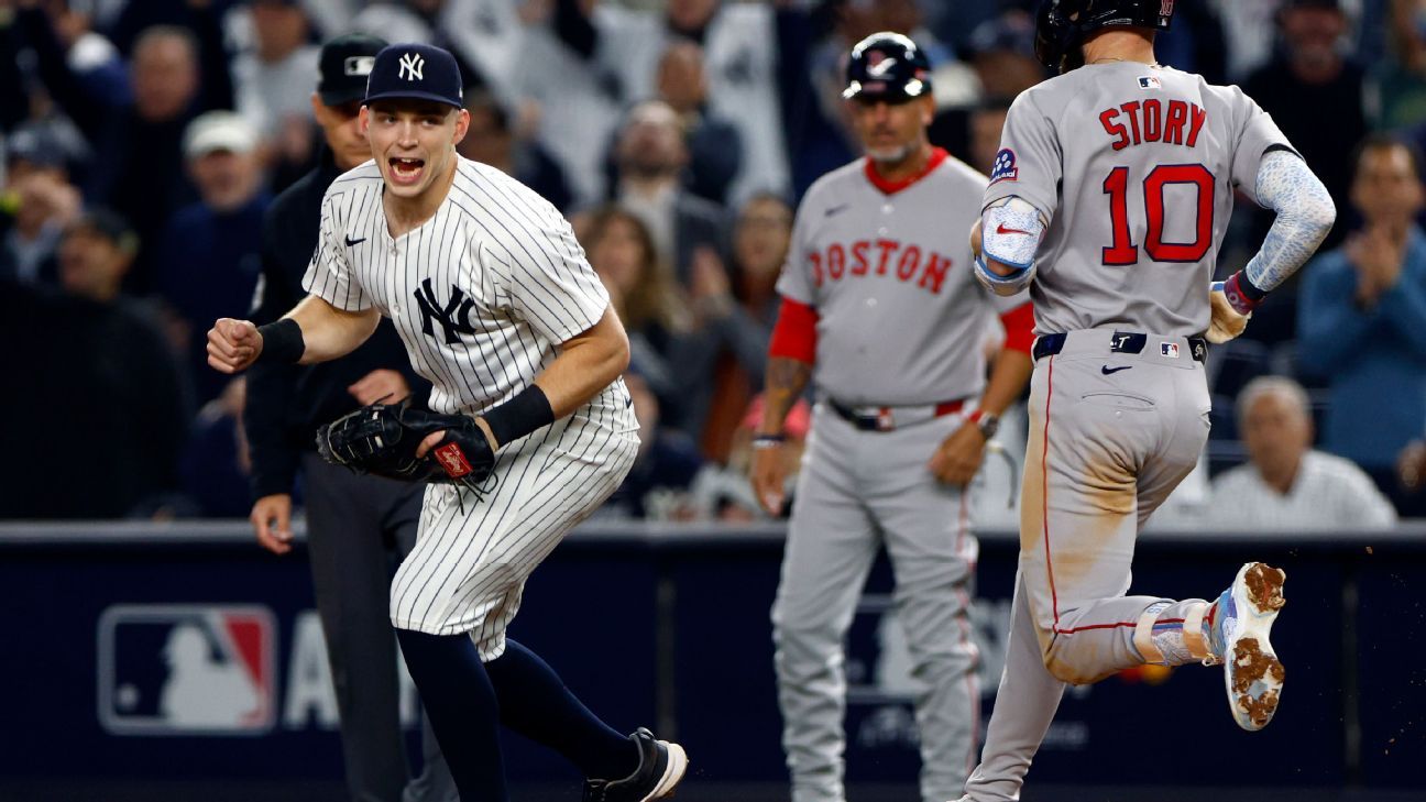 Yankees' Ben Rice, Cam Schlittler grew up in Red Sox country
