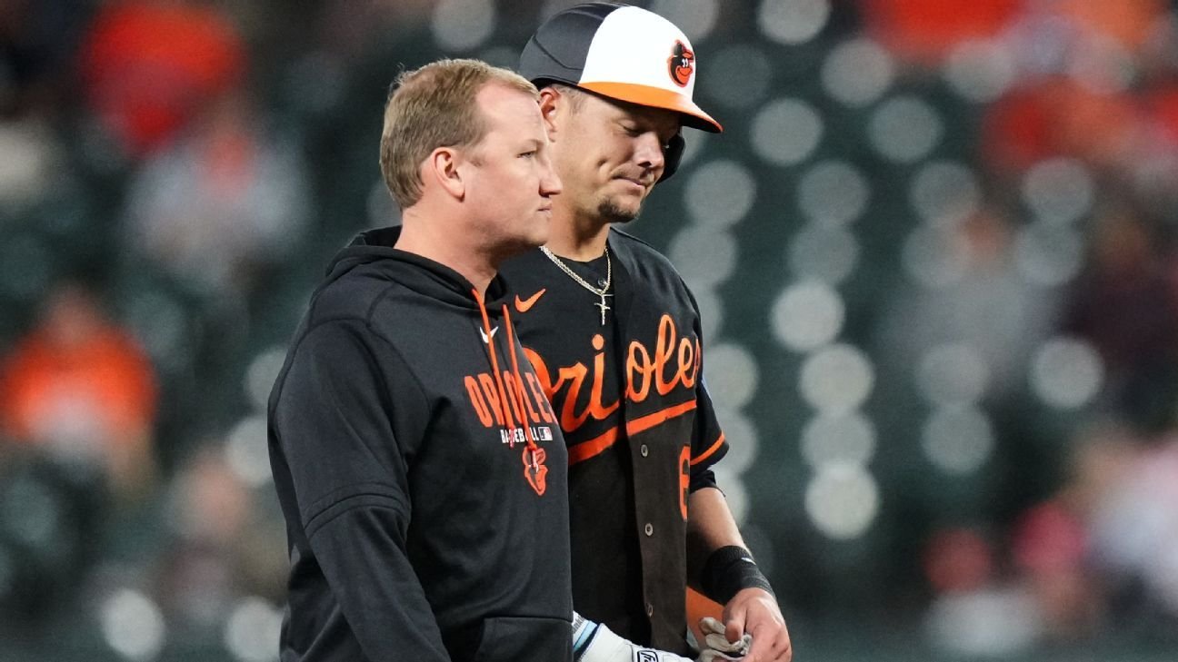 1B Ryan Mountcastle tears oblique, might not return in 2026