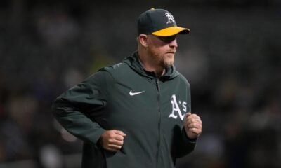 Athletics fire pitching coach Scott Emerson amid 9-game slide
