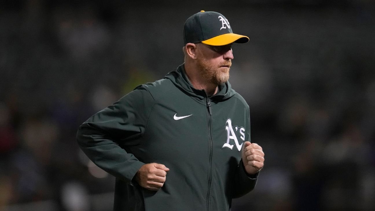 Athletics fire pitching coach Scott Emerson amid 9-game slide