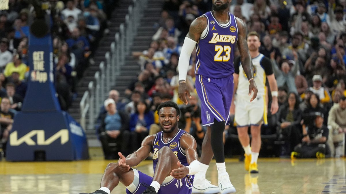 Bronny James nearly falls into trap to divulge LeBron James' next NBA team