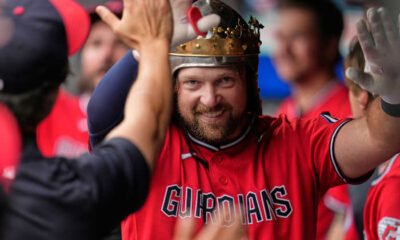 Guardians hit 7 homers against Twins, 1 short of franchise record