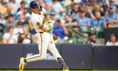 Joey Ortiz stays hot, going 3 for 3 in the Brewers' 4-3 win over the Mets