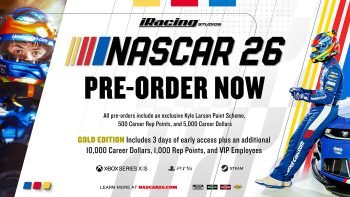 NASCAR and iRacing Studios Debut Official Gameplay Trailer, Open Pre-orders for NASCAR 26 - iRacing.com