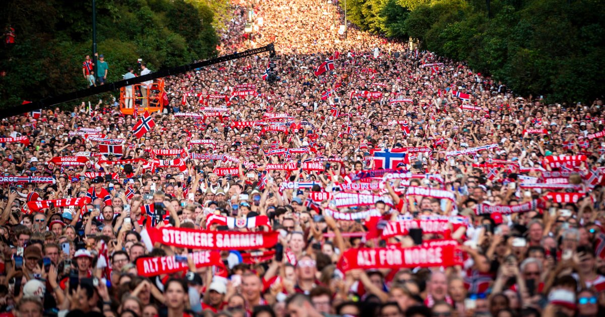 Norway turns World Cup heartbreak into celebration as huge crowds pack capital