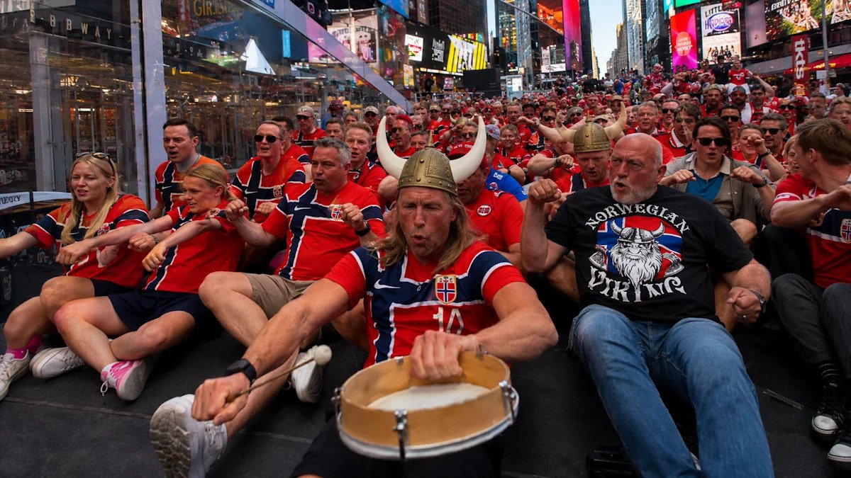 Norway's Viking Row took over the World Cup — the story behind the tournament's biggest fan tradition