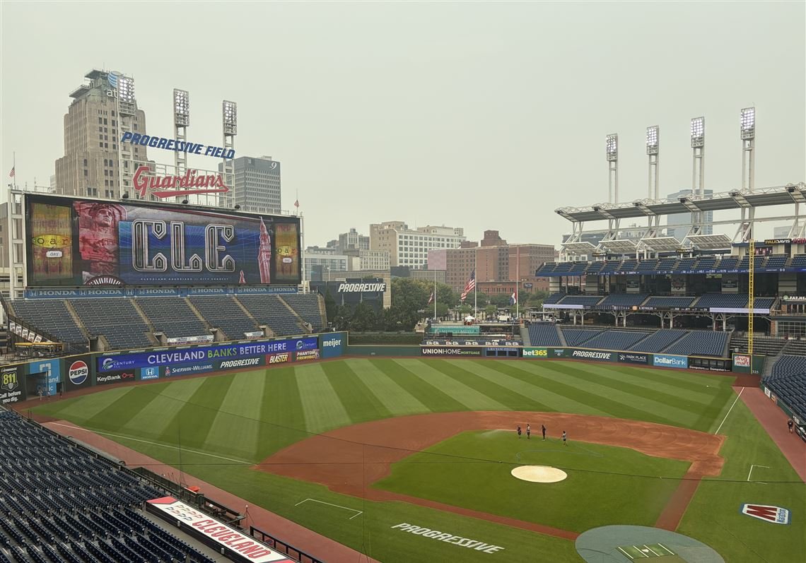 Pirates’ series opener against the Guardians postponed due to air quality conditions