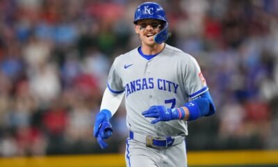 Royals' Bobby Witt Jr. placed on IL for first time in career