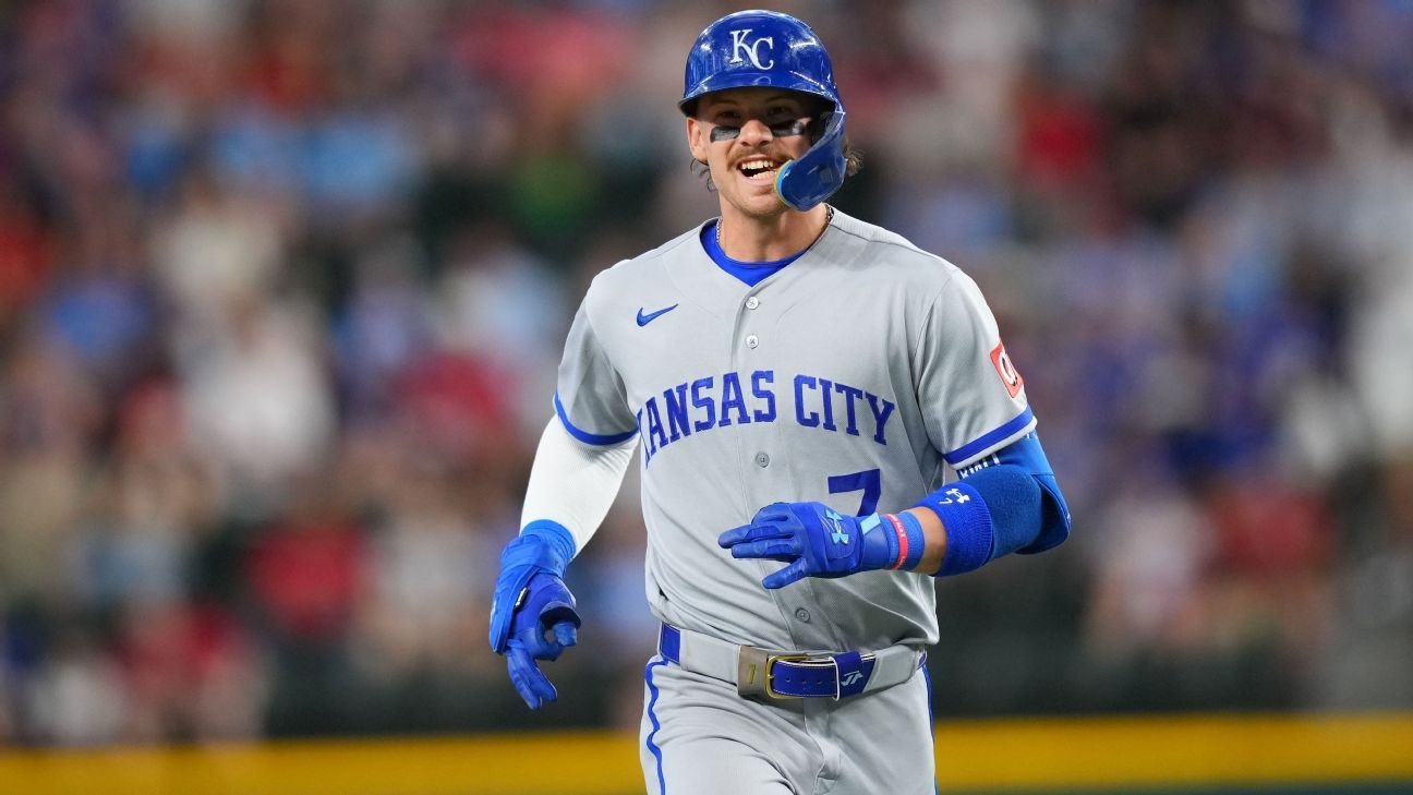Royals' Bobby Witt Jr. placed on IL for first time in career