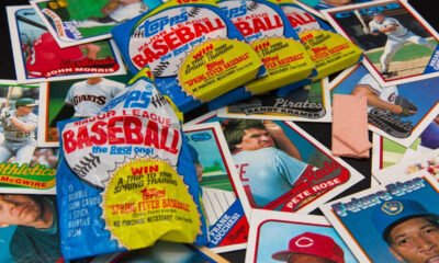 Stacks and stacks of wax packs, now obsolete, summon the joy of baseball-card childhoods