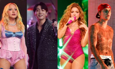 Madonna, BTS, Shakira and Justin Bieber